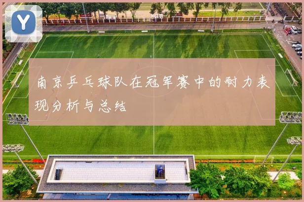 南京乒乓球队在冠军赛中的耐力表现分析与总结
